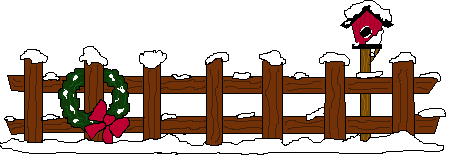 Christmas Fence