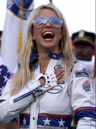 Britney Spears at The Pepsi 400 - 7-7-2001