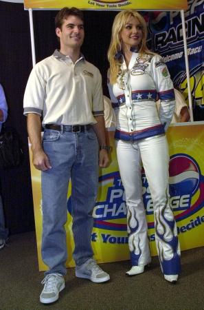 Britney Spears at The Pepsi 400 - 7-7-2001