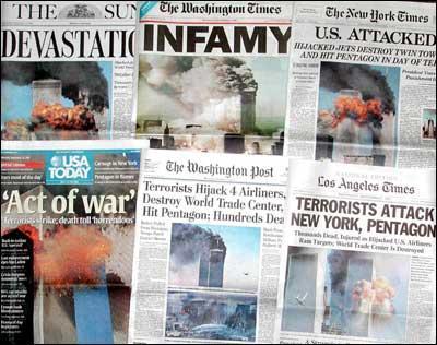 World Trade Center Newspaper Image